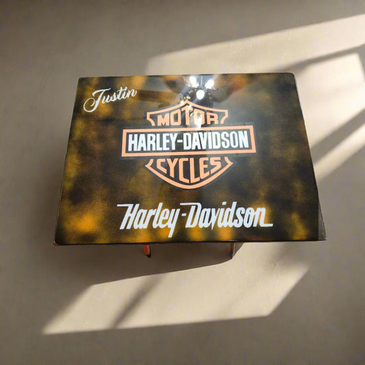 HARLEY CUST TABLE ORANGE BLEND