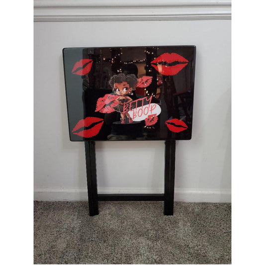 All Black Betty Boop Table