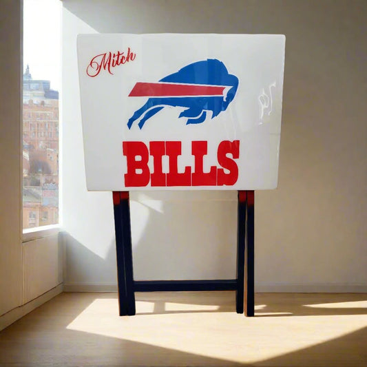 WHITE TOP BUFFALO CUSTOM TABLE