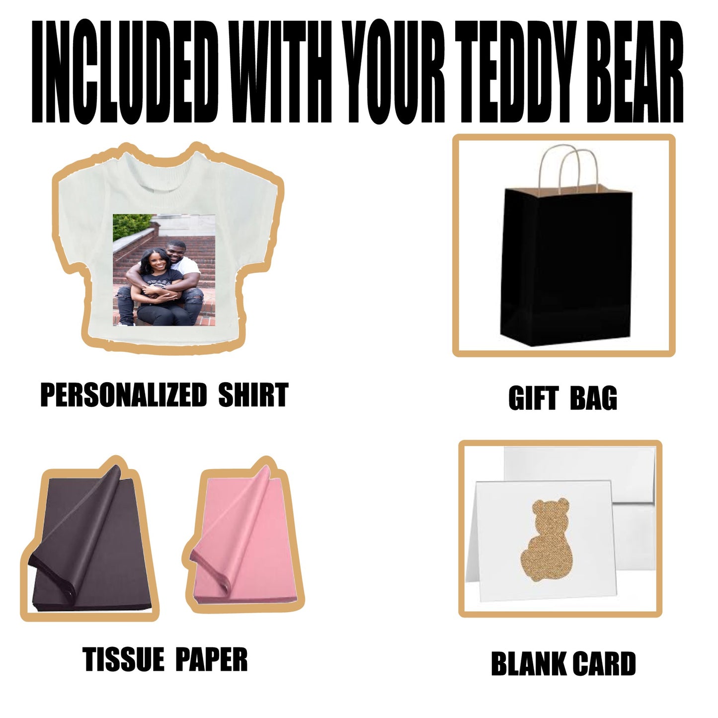 Teddy Bear with Personalized Tshirt