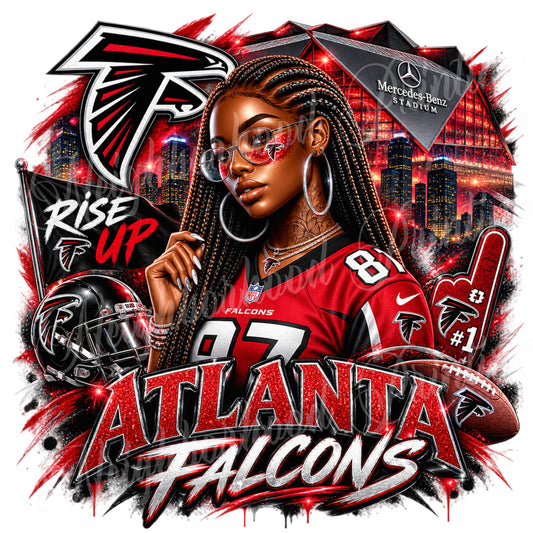 FALCONS BRAIDS GIRL