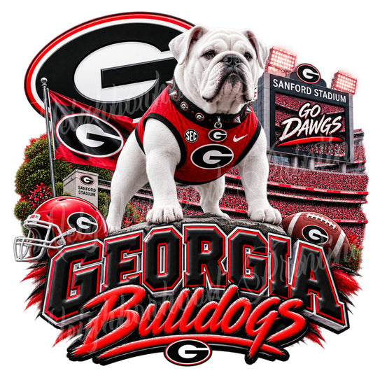 UGA ON TOP BULLDOG