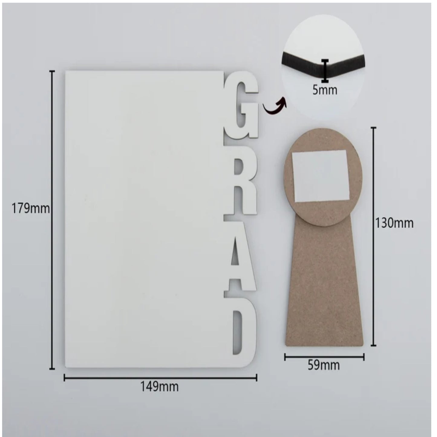 GRAD CUSTOM PHOTO FRAME