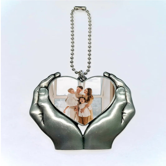 IN THE PALM OF YOUR HANDS HEART PENDANT