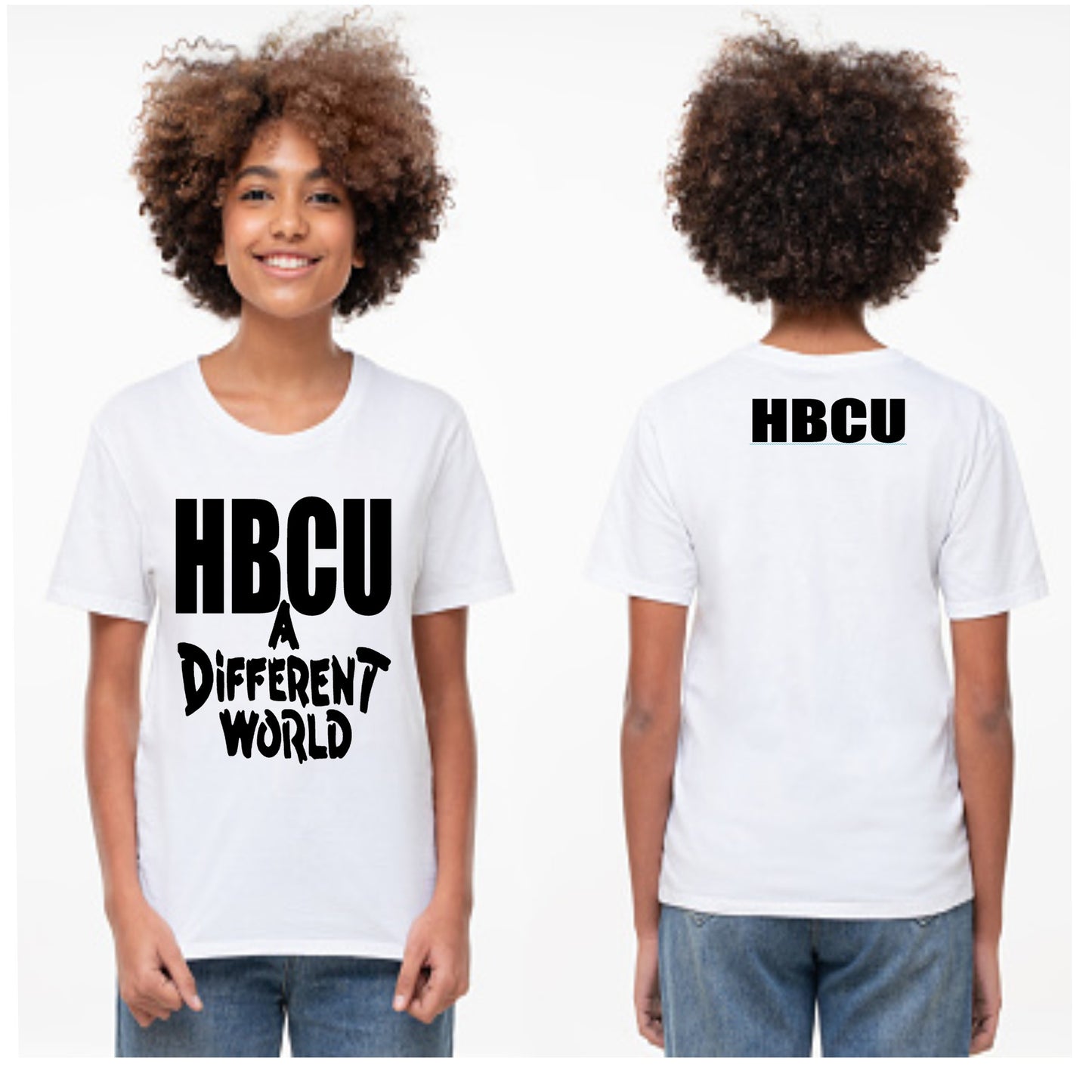 HBCU A DIFFERENT WORLD SHIRT    Message us for additional colors or customizations. Contact us form at the bottom of the website