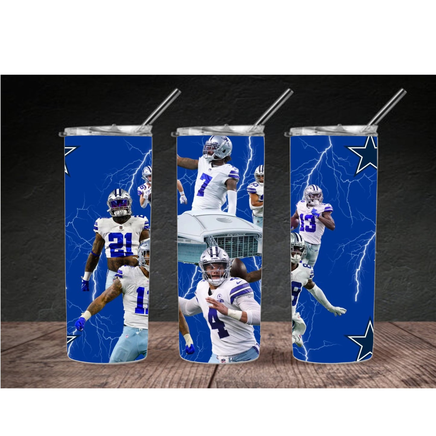 Custom Cowboys 20oz Tumbler