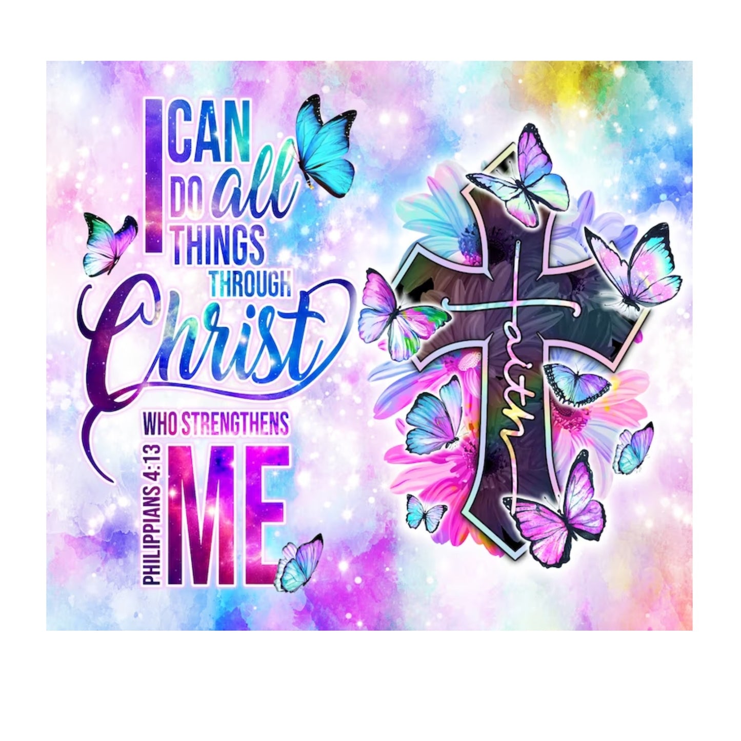 Christ who Strengthen Me 20oz tumbler