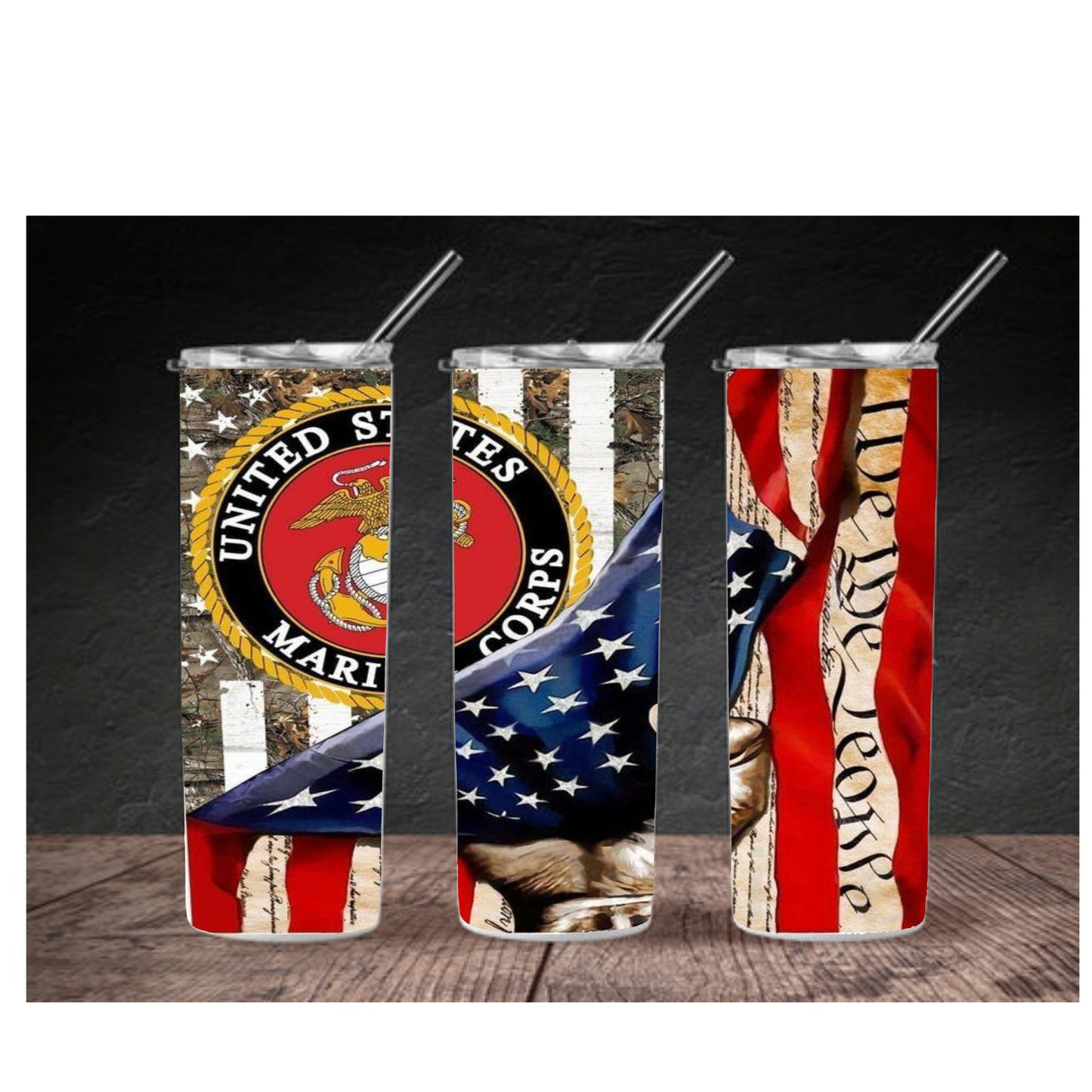 US Marines Custom Tumbler